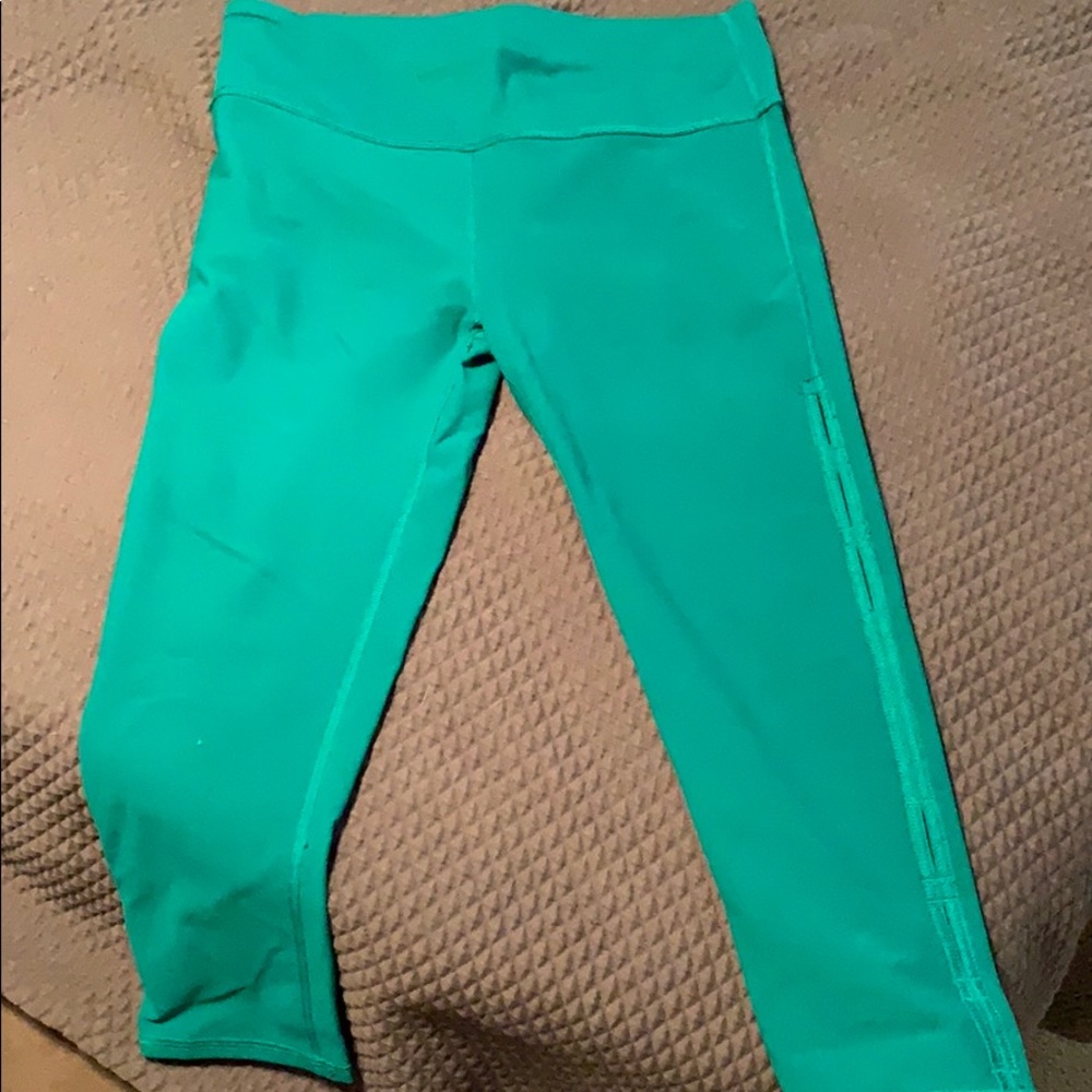 green fabletics leggings